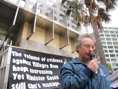 tillegra dam protest image